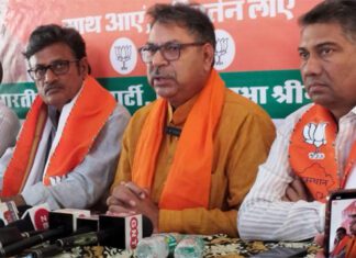 भाजपा ने प्रेस वार्ता में कांग्रेस सरकार को घेरा Sri Ganganagar News