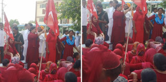 Asha Workers Protest