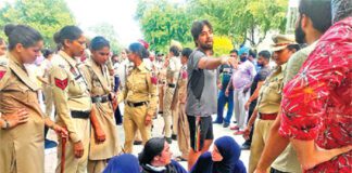 Nursing Students Protest