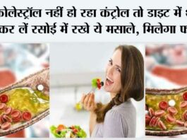 Spices For Cholesterol: कोलेस्ट्रॉल नहीं हो रहा कंट्रोल तो डाइट में शामिल कर लें रसोई में रखे ये मसाले, मिलेगा फायदा Spices For Cholesterol