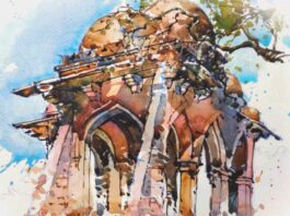 सूचना केंद्र में संपन्न अर्बन स्केचर्स की अनूठी प्रदर्शनी Udaipur News