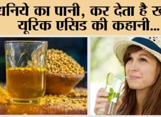 Coriander Drinking Water Benefits: