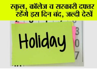 Government Holiday