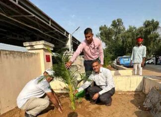 जयपुर रेल मंडल ने किया गाँधी जयन्ती के उपलक्ष्य में श्रमदान-पौधारोपण Jaipur News