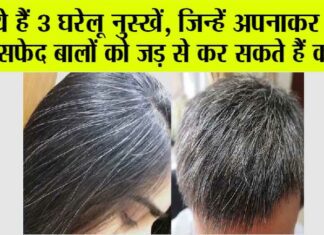 White Hair: ये हैं 3 घरेलू नुस्खें, जिन्हें अपनाकर आप सफेद बालों को जड़ से कर सकते हैं काला White Hair