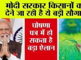 BJP Manifesto: किसानों को देने जा रही है मोदी सरकार ये बड़ी खुशखबरी, जल्द पढ़ें… BJP Manifesto