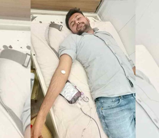 डेरा प्रेमी ने जरूरतमंद के लिए खूनदान Blood Donation