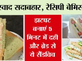 Curd Sandwich Recipe: