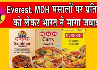 Everest, MDH Masala Ban Case: Everest, MDH मसालों पर प्रतिबंध को लेकर भारत ने मांगा जवाब MDH Everest Masala News