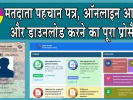 Voter ID Card: पहचान पत्र, ऐसे करें ऑनलाइन आवेदन और डाउनलोड! Voter ID Card