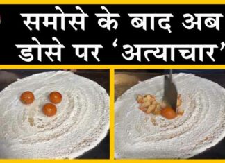 Viral Video, Gulab Jamun Dosa Recipe: समोसे के बाद अब डोसे पर ‘अत्याचार’ ! Gulab Jamun Dosa Recipe