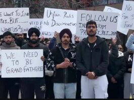 Indian Students Protest