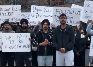 Indian Students Protest