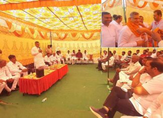 जगाधरी विधानसभा क्षेत्र में बंतो कटारिया के लिए धुआंधार प्रचार कर रहे हैं कृषि मंत्री कंवरपाल गुर्जर Khizrabad News