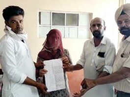 पुलिस के मुकदमा दर्ज नहीं करने पर थाना प्रभारी को सस्पेंड करने की मांग Hanumangarh News