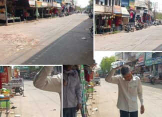 सादुलपुर में आसमान से बरस रही आग, सडक़े हुई सुनी, 45 डिग्री के पार पहुंचा तापमान Sadulpur News