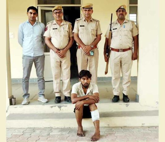 Gangster Arrested: पुलिस टीम पर फायरिंग करने वाला ताजपुरिया टिल्लू गैंग का गैंगस्टर गिरफ्तार Hanumangarh News