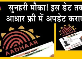 Free Aadhaar Update