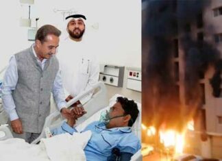 Kuwait Fire Incident : 45 भारतीयों की मौत, KV Singh ने जख्मी लोगों से की मुलाकात Kuwait Fire Incident