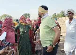 मनरेगा कार्यस्थल पर पानी-छाया, चिकित्सा सुविधा न होने पर जताई नाराजगी Hanumangarh News