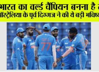 T20 World Cup 2024: भारत का वर्ल्ड चैंपियन बनना है तय! ऑस्ट्रेलिया के पूर्व दिग्गज ने की ये बड़ी भविष्यवाणी T20 World Cup 2024