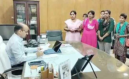 जिला कलक्टर से की बेरोजगारी भत्ता दिलवाने की मांग Hanumangarh News