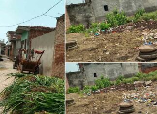 गन्दगी करने वालो के विरूद्ध कार्यवाही की मांग Miranpur News