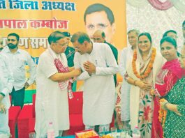 स्वास्थ्य मंत्री ने नवनियुक्त जिलाध्यक्ष व प्रदेश कार्यकारिणी सदस्य को दिलाई शपथ Sirsa News