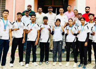 Wushu Competition : राज्य स्तरीय वुशू प्रतियोगिता में हनुमानगढ़ के खिलाडिय़ों ने जीते पदक Hanumangarh News