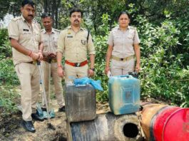 आबकारी टीम ने अभियान चलाकर पकड़ी कच्ची शराब Kairana News