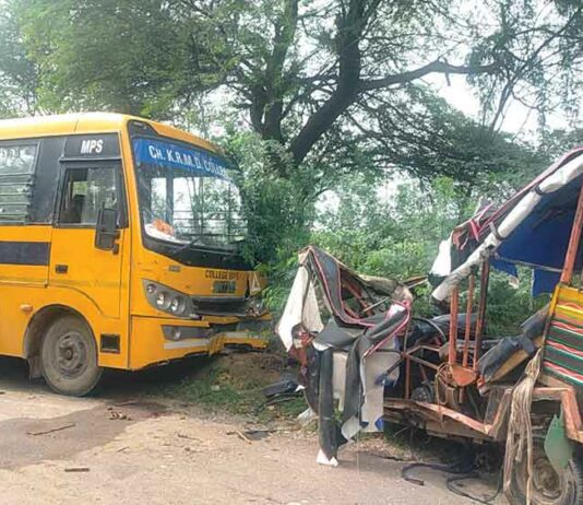 Road Accident: कॉलेज बस और टेंपो की भिड़ंत, एक व्यक्ति की मौत Sirsa News