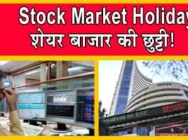 Stock Market Holiday