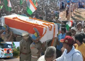 सीआरपीएफ जवान का राजकीय सम्मान के साथ पैतृक गांव काब्रच्छा में हुआ अंतिम संस्कार Jind News