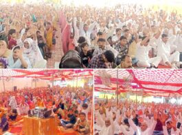 पावन महापरोपकार दिवस गुरुगद्दी नशीनी माह की खुशी में ब्लॉक स्तरीय नामचर्च का आयोजन Naamcharcha