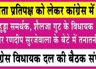 Haryana News: नेता प्रतिपक्ष को लेकर हुड्डा समर्थक, शैलजा गुट के विधायक और रणदीप सुरजेवाला के बेटे में तनातनी Haryana News