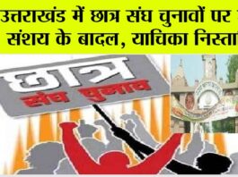 उत्तराखंड में छात्र संघ चुनावों पर छाये संशय के बादल, याचिका निस्तारित Nainital News