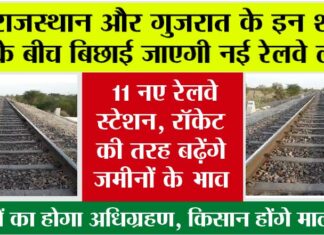 Rajasthan Railway News: राजस्थान और गुजरात के इन शहरों की हुई मौज, बिछाई जायेगी 117 किलोमीटर नई रेललाइन Rajasthan Railway News