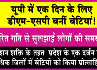 Uttar Pradesh: बेटियों ने एक दिन की डीएम-एसपी बन त्वरित गति से निपटाई लोगों की समस्याएँ Uttar Pradesh News