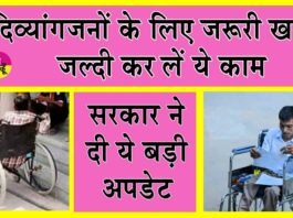 Disability Certificate