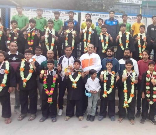 नेशनल पेंचक सिलाट मे प्रताप स्कूल के खिलाड़ियों ने जीते 28 पदक Kharkhauda