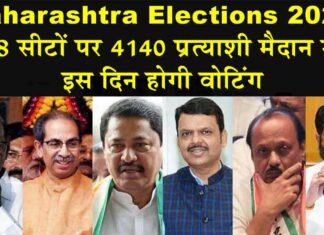 Maharashtra Elections 2024: 288 सीटों पर 4140 प्रत्याशी मैदान में! इस दिन होगी वोटिंग Maharashtra Elections 2024