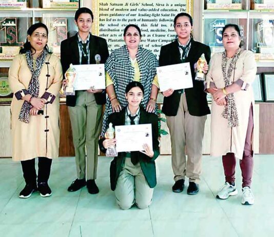 शाह सतनाम जी गर्ल्स स्कूल की छात्राएं युवा महोत्सव में छाई Sirsa News