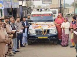 Body Donation: चैनपुरा छोटा से देहदानी जय देवी इन्सां को पुष्प वर्षा कर दी श्रद्धांजलि Body Donation