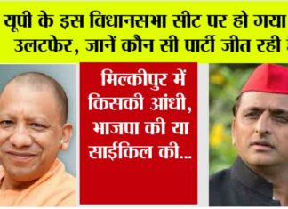 Milkipur By Election Results 2025 LIVE