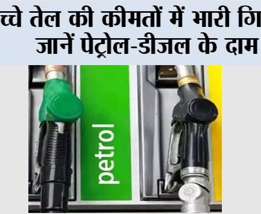 Petrol Diesel Price: कच्चे तेल की कीमतों में भारी गिरावट, जानें पेट्रोल-डीजल के दाम Petrol Diesel Price