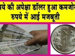 Rupee Rises: डॉलर के मुकाबले रुपया मजबूत, 6 वर्षों की सबसे बड़ी तेजी Rupee News