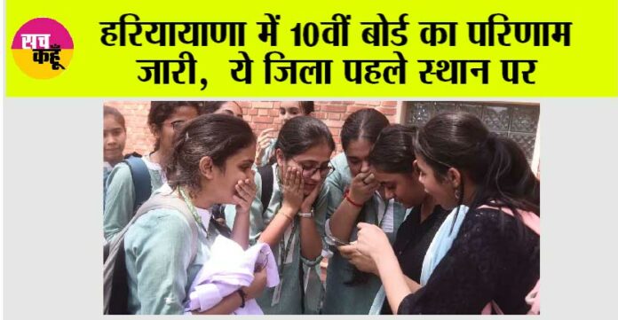 HBSE 10th Result 2025