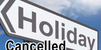 Holiday Cancelled