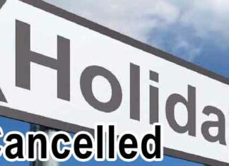 Holiday Cancelled