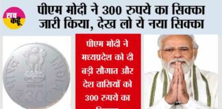 Indian 300 Rupee Coin